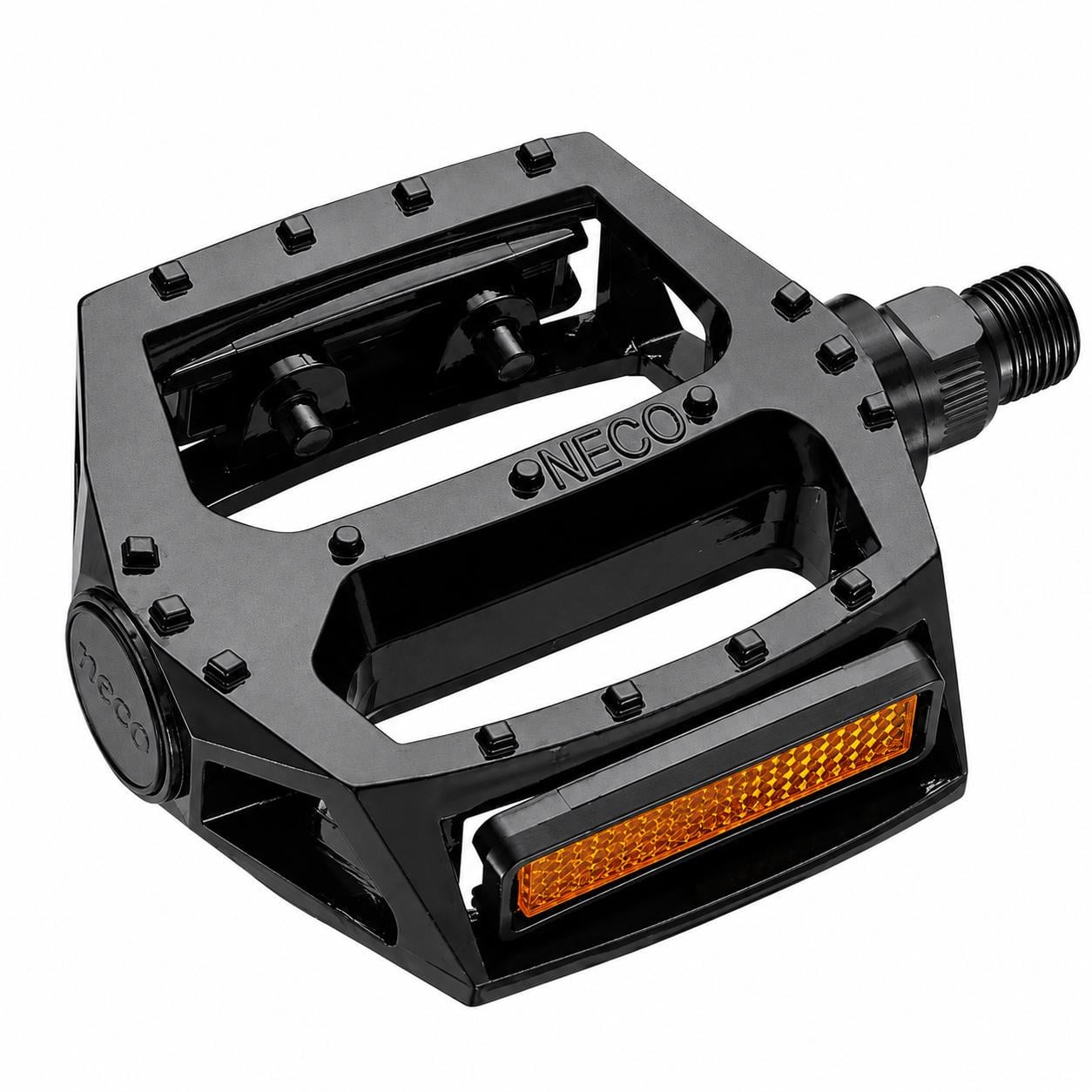 Педали велосипедные NECO WP313 алюминиевые 9/16" 109х100 мм Черный (VR-11164)