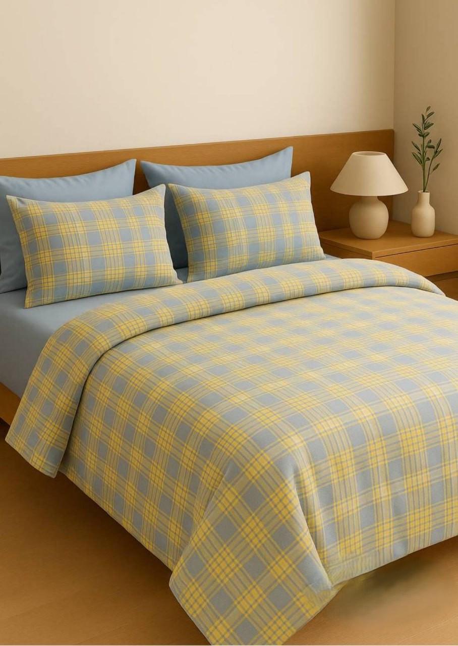 Постельное белье Viluta Wash 02 геометрия вареный хлопок семейный (30627)