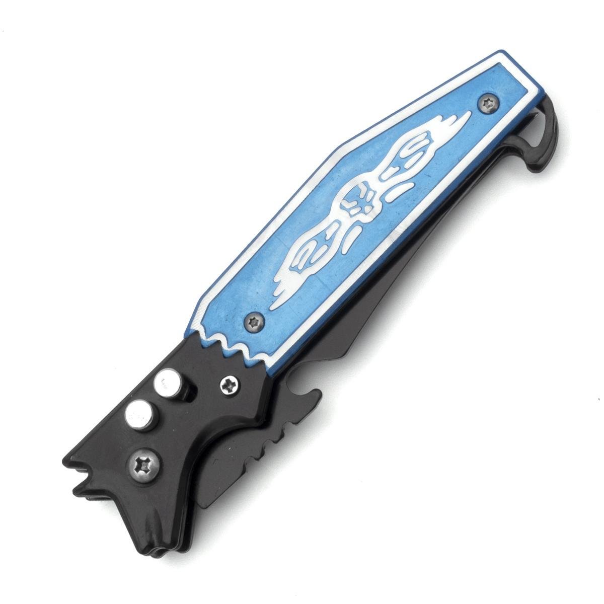 Нож складной Тотем 825 Черно-синий (371735) - фото 4