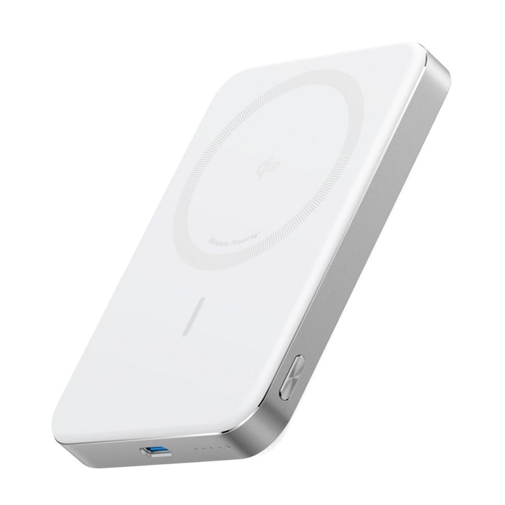Повербанк Anker MagGo A1664 10000 mAh Qi2 15W магнитный с USB-C PD для iPhone MagSafe и Android White (130585546)