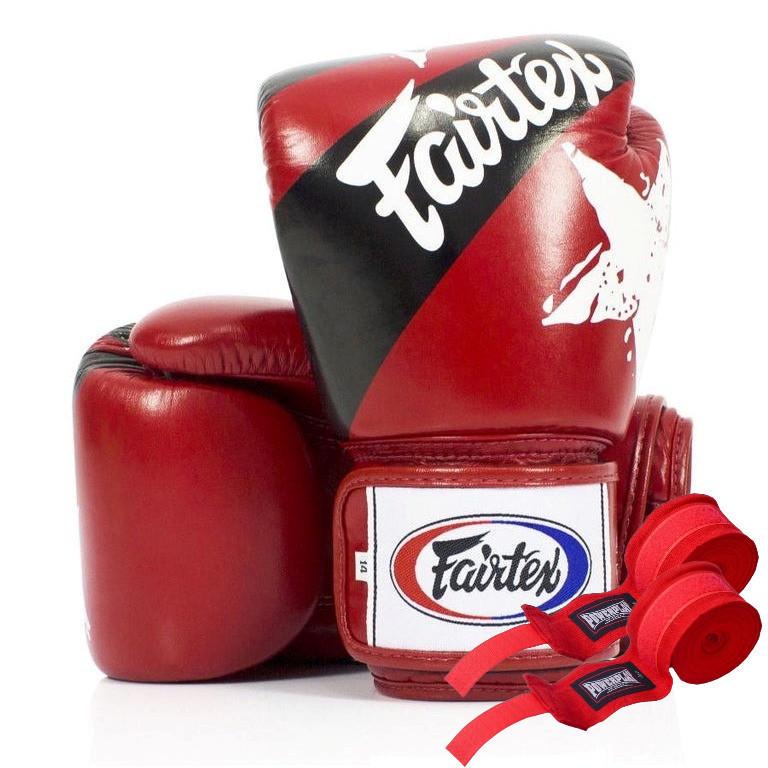 Боксерские перчатки FAIRTEX BGV1 Nation Print 14 бинтов бинтов в комплекте Red (3019820710) Боксерские перчатки FAIRTEX BGV1 Nation Print 14 бинтов бинтов в комплекте Red (3019820710)