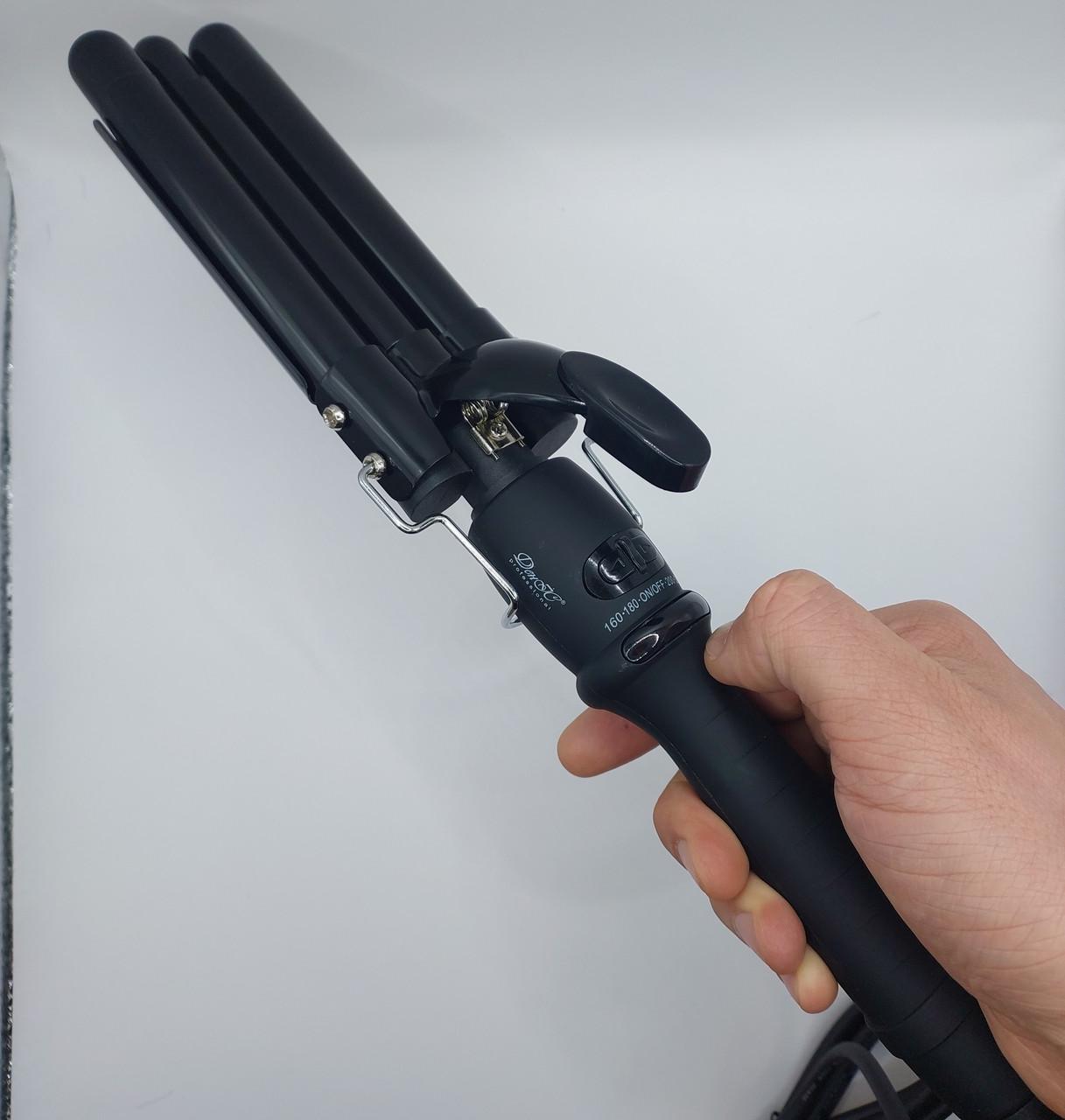 Плойка тристулка ДенІС professional титано-турмаліноваl d 19 мм (2106892599) - фото 3 Плойка тристулка ДенІС professional титано-турмаліноваl d 19 мм (2106892599) - фото 3