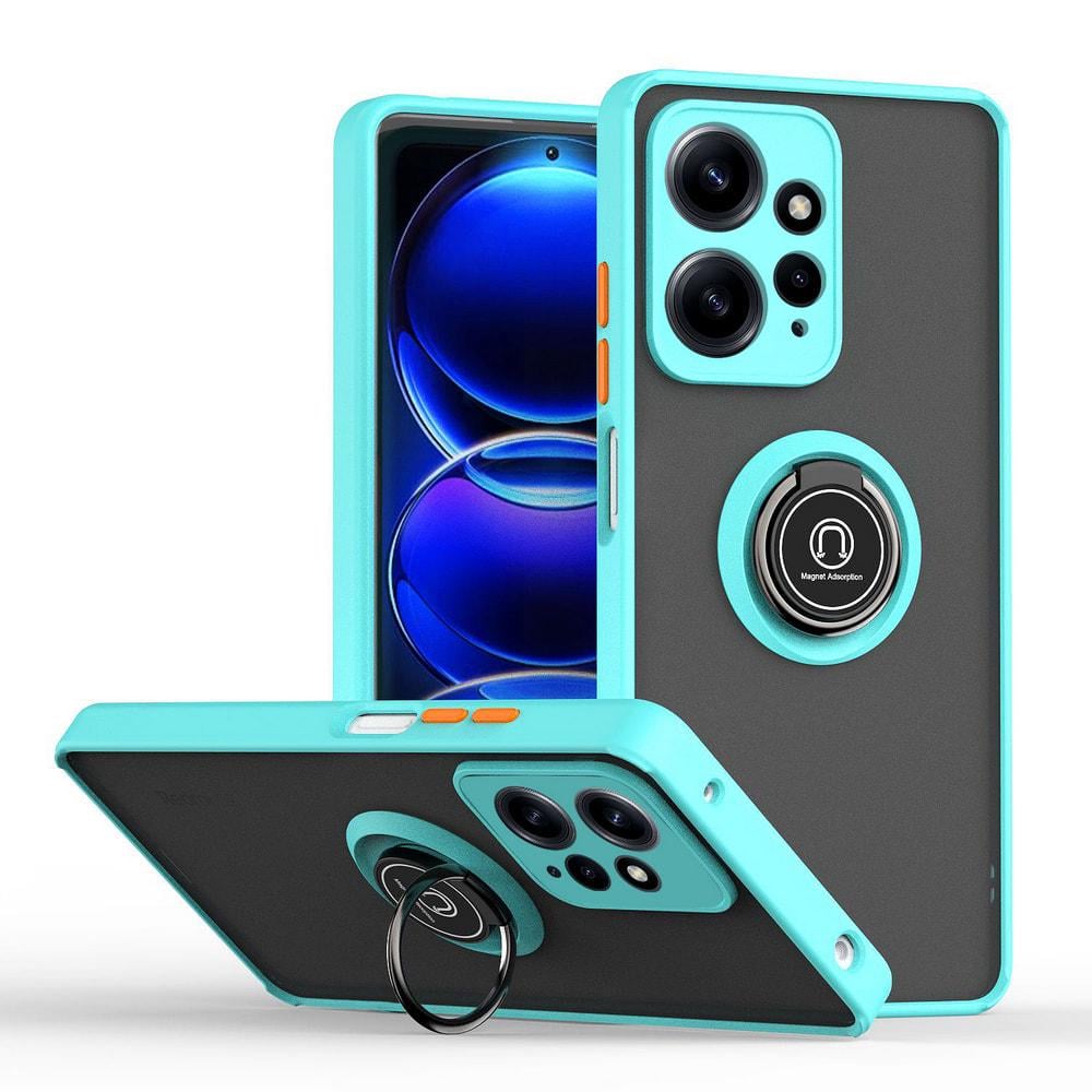 Защитный чехол MatteLuxe Xiaomi Redmi Note 12 4G (с кольцом) Light Blue (34250-0B)