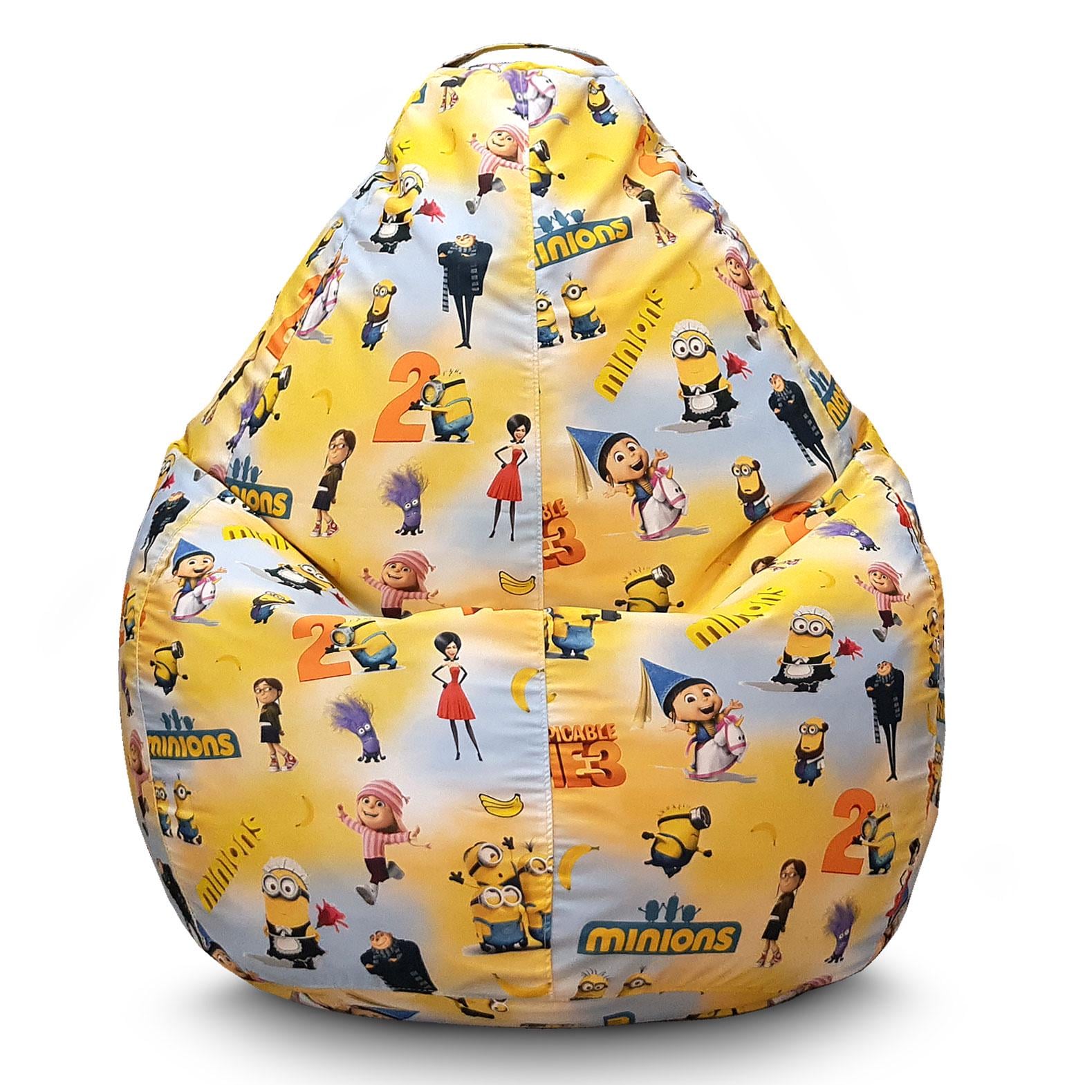 Кресло мешок Minions Флок XXL 90х125 см