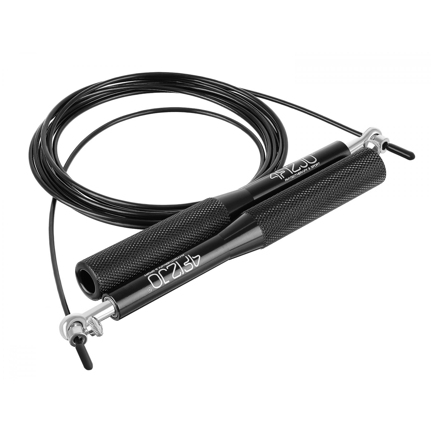 Скакалка для кросфіта 4fizjo Speed Rope 4FJ1158 швидкісна Black - фото 2