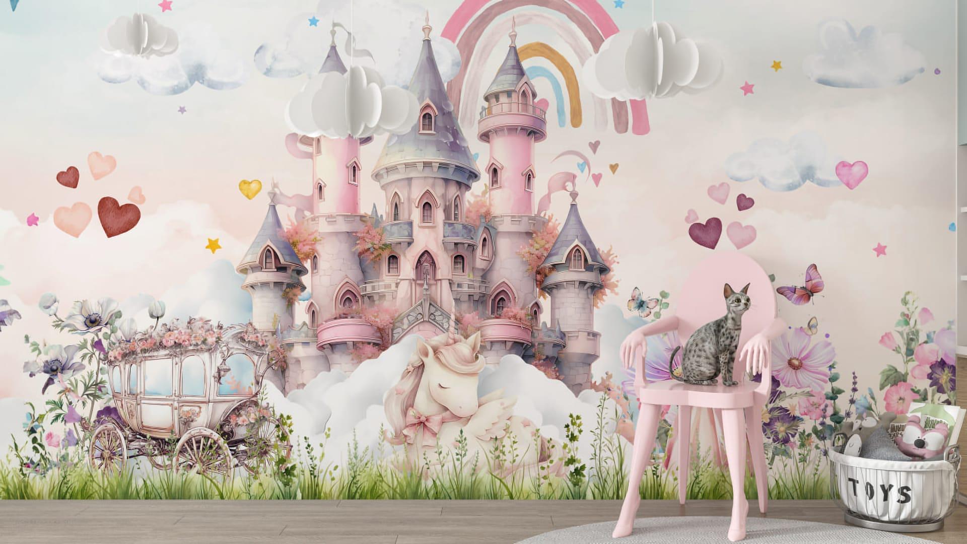 Фотообои флизелиновые Styleo Print-walls Сказочный замок 024 300х250 см (Pw-024/2)