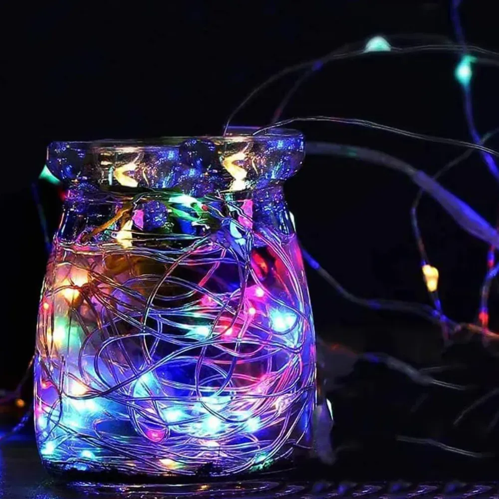 Гирлянда музыкальная Роса от USB 10 м 100 LED Разноцветный (234574871) - фото 6