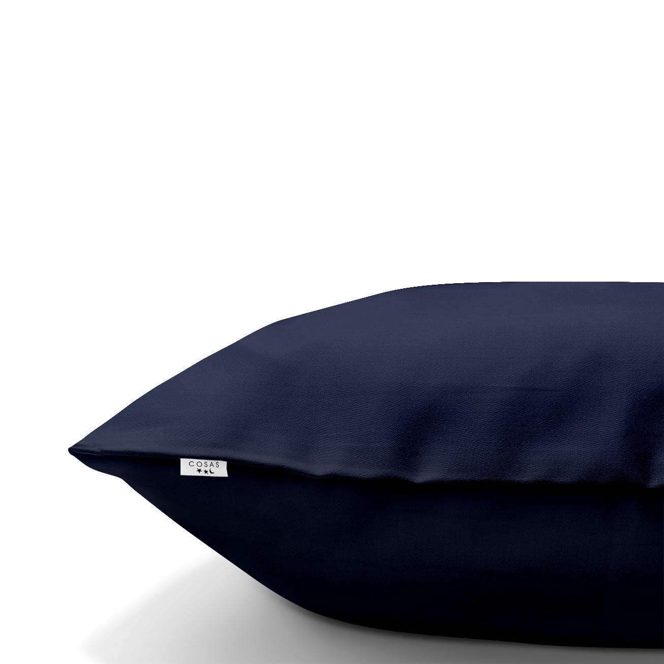 Наволочка Cosas Satin Dark Blue 70х70 см (4822052025406)