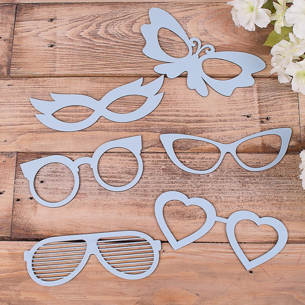 Фотобутафория очки Голубой (211-2)