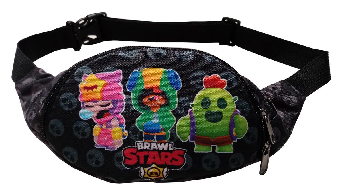 Сумка-бананка Tiger Moon Print Brawl Stars (S218522)