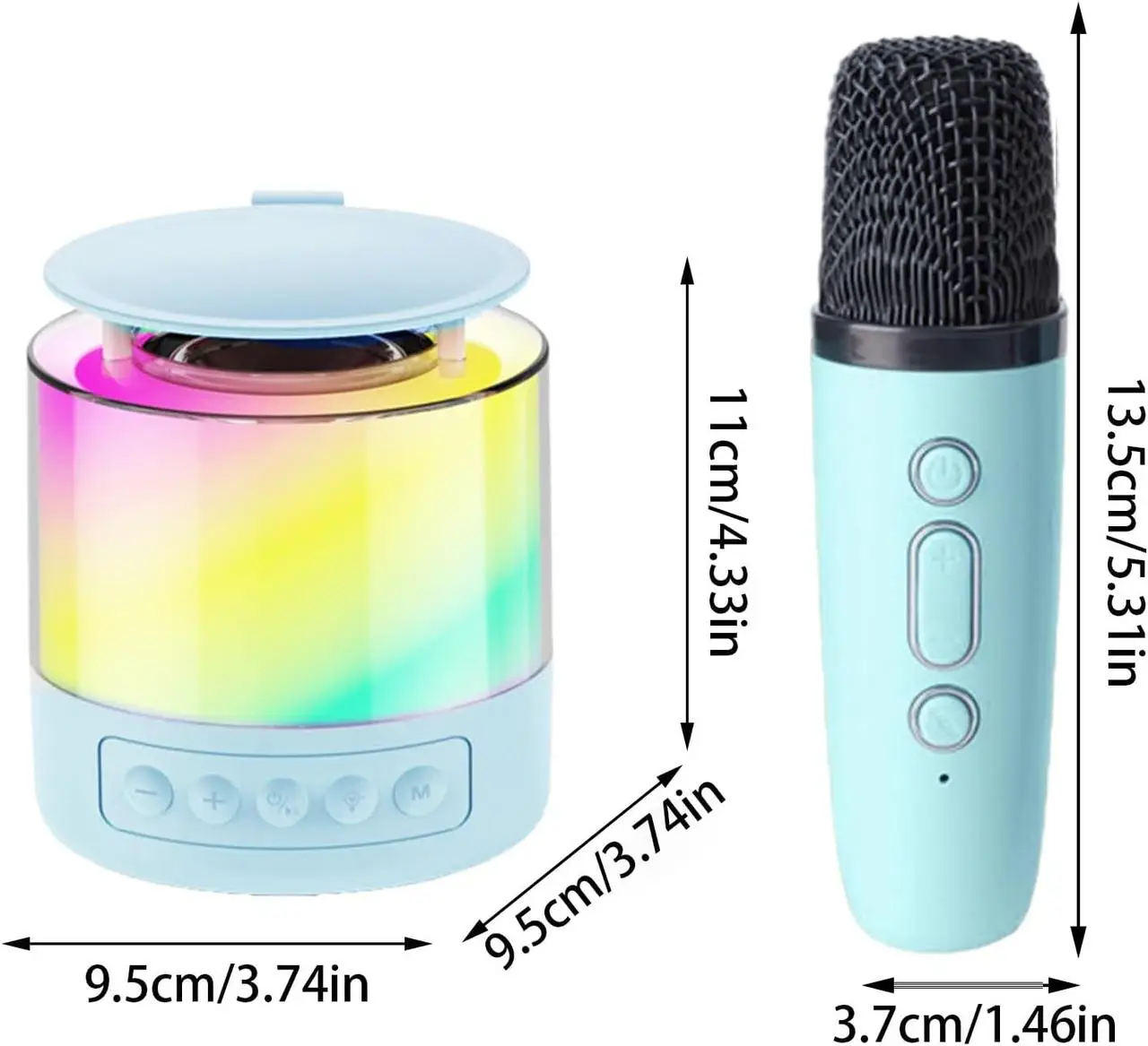 Колонка K19 Bluetooth с микрофором 2 шт. (28195198) - фото 3 Колонка K19 Bluetooth с микрофором 2 шт. (28195198) - фото 3