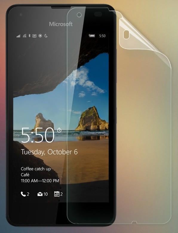 Защитная пленка Microsoft Lumia 550 глянцевая (01312)