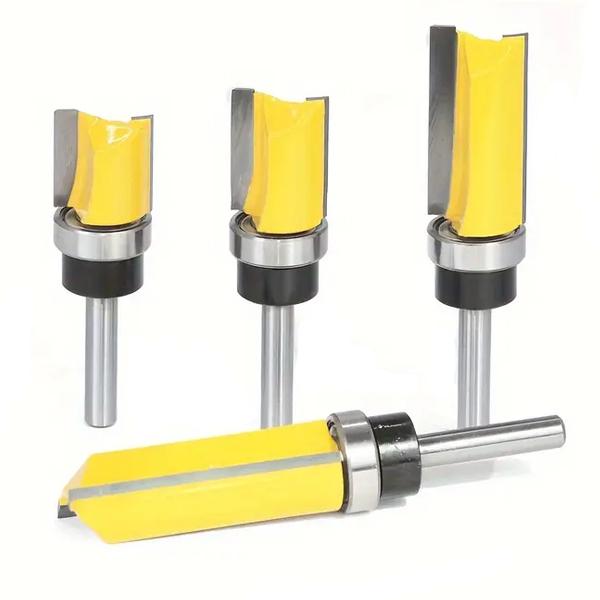 Фрезы обрезные с верхним подшипником по дереву 4 шт. (AN00463) - фото 5 Фрезы обрезные с верхним подшипником по дереву 4 шт. (AN00463) - фото 5