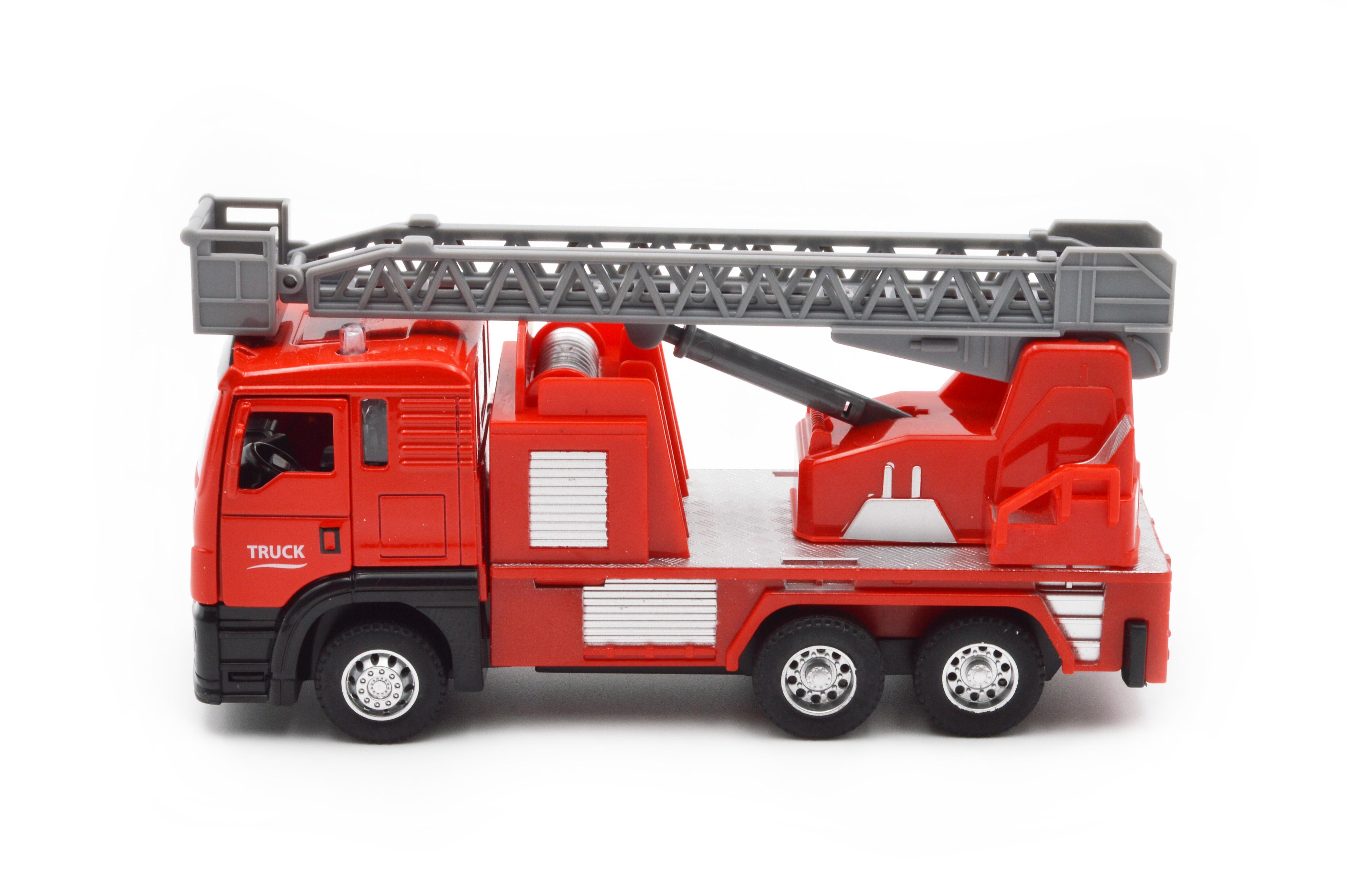 Пожежна машина CLM 11K металева кабіна звук світло інерція - фото 2 Пожежна машина CLM 11K металева кабіна звук світло інерція - фото 2