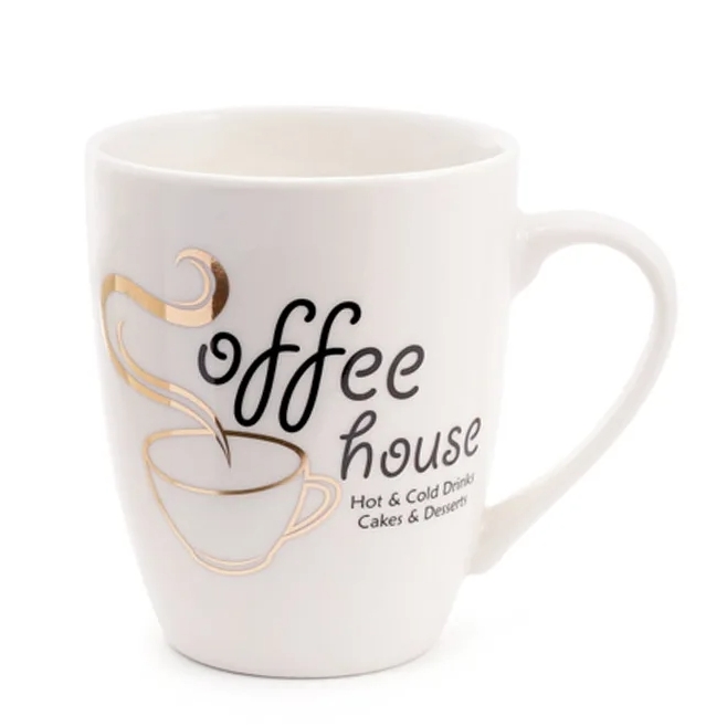 Чашка керамическая Flora "Coffee" 0,35 л (28208)