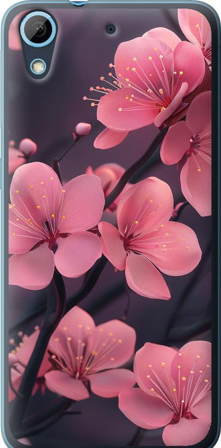 Чехол на HTC Desire 628 Dual Sim Пурпурная сакура (6075u-949-42517) Чехол на HTC Desire 628 Dual Sim Пурпурная сакура (6075u-949-42517)