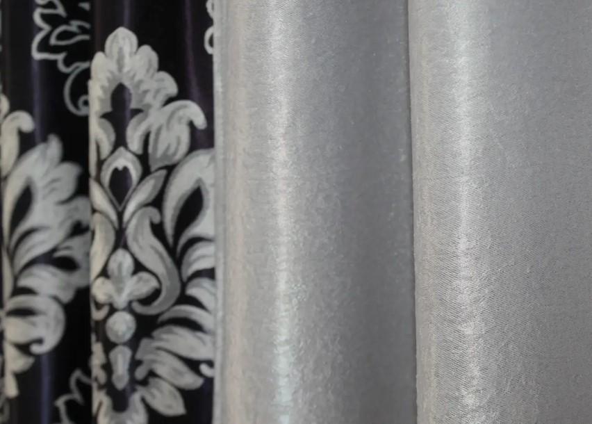 Комплект штор блекаут/софт 1,4х2,7 м 2 шт. Черный/Светло-серый (014дк/1273шА-981ш) - фото 8 Комплект штор блекаут/софт 1,4х2,7 м 2 шт. Черный/Светло-серый (014дк/1273шА-981ш) - фото 8