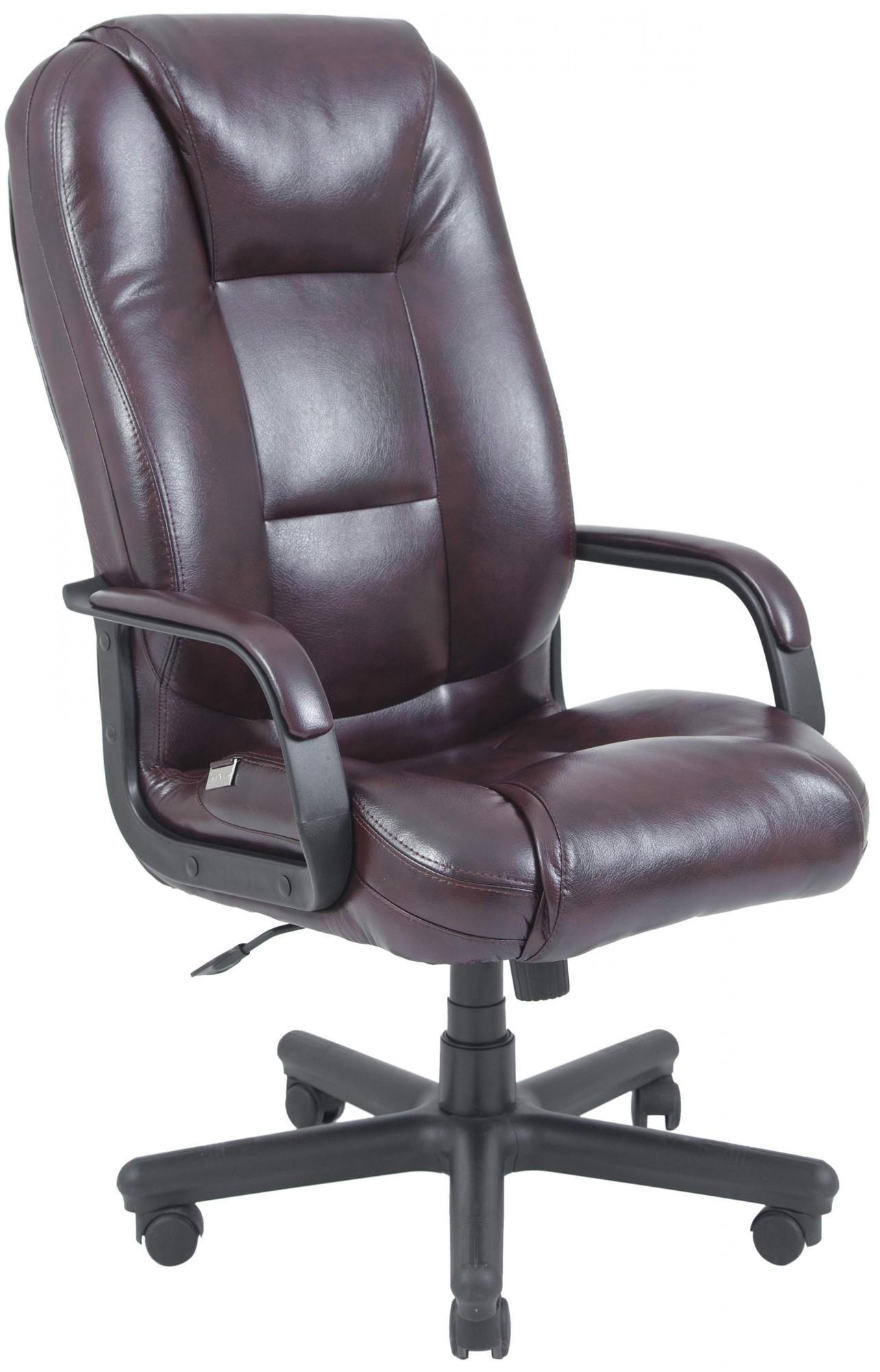 Крісло офісне комп'ютерне Seville Мадрас Dark Brown ПлаStick Рич М2 AnyFix Коричневий