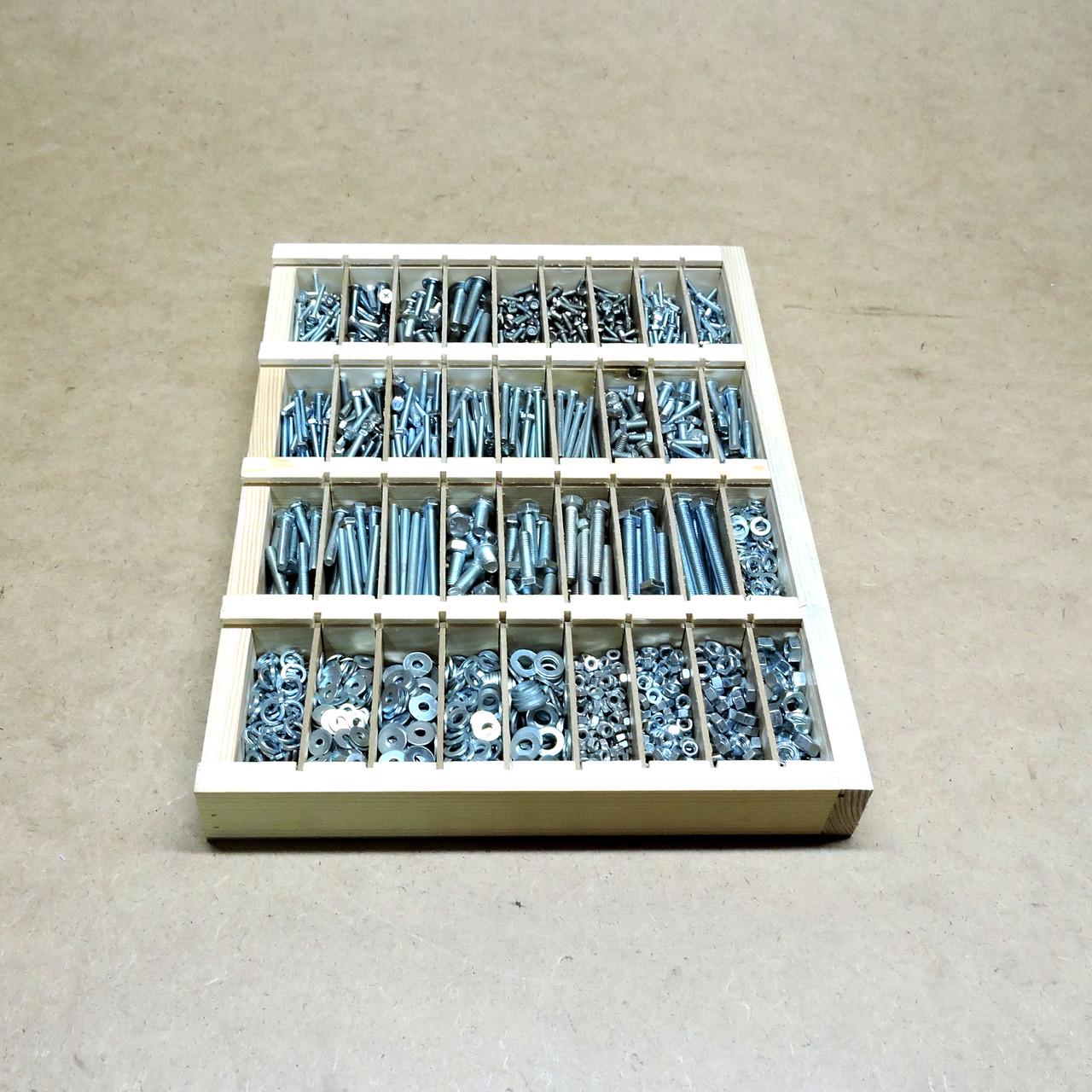 Набор болтов/гаек/шайб 4х М4-М8 2288 шт. (НБМ-000121)