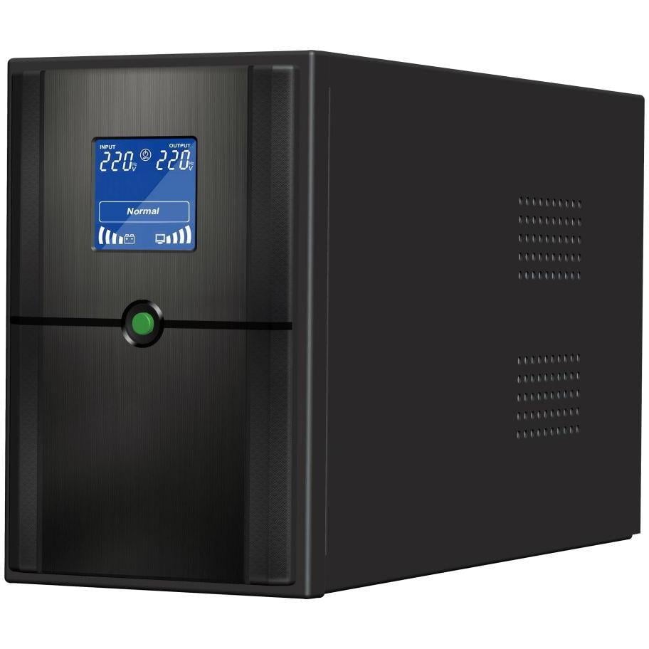 Джерело безперебійного живлення Frimecom SL-1.5KL 1500ВА 1200 Вт з чистою синусоїдою LCD без акумулятора Black