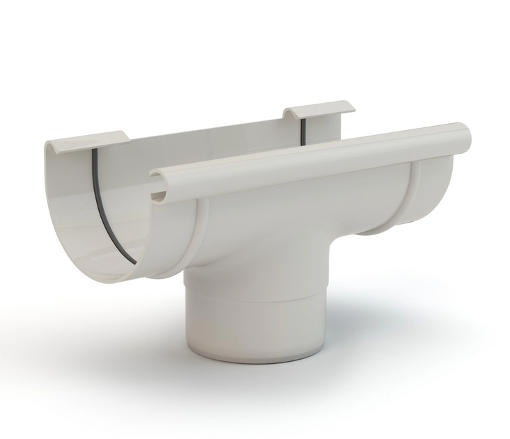 Лійка ринви Gamrat 150/110 мм Білий (312-322-000)