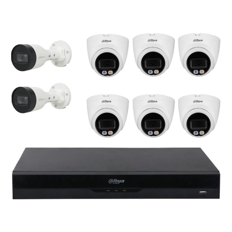 Комплект IP відеоспостереження вуличний Dahua KIT-DH208 Комплект IP відеоспостереження вуличний Dahua KIT-DH208