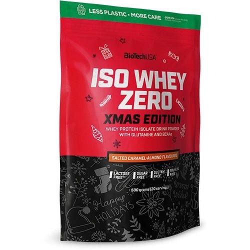 Протеин BioTech Iso Whey Zero 500 г Cоленая карамель-миндаль (197V8522)