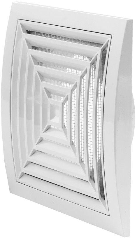 Вентиляционная нерегулируемая решетка потолочная Europlast ND12G