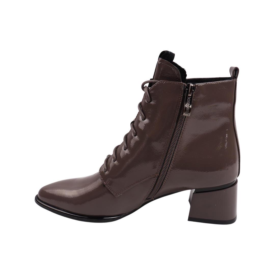 Ботильйони жіночі Geronea з лакової шкіри р. 39 Візон (1004-22DH) - фото 2 Ботильйони жіночі Geronea з лакової шкіри р. 39 Візон (1004-22DH) - фото 2