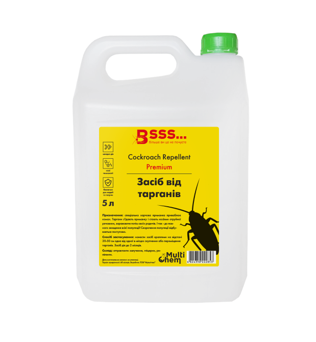 Засіб від тарганів Cockroach Repellent Premium 5 л (26738108)