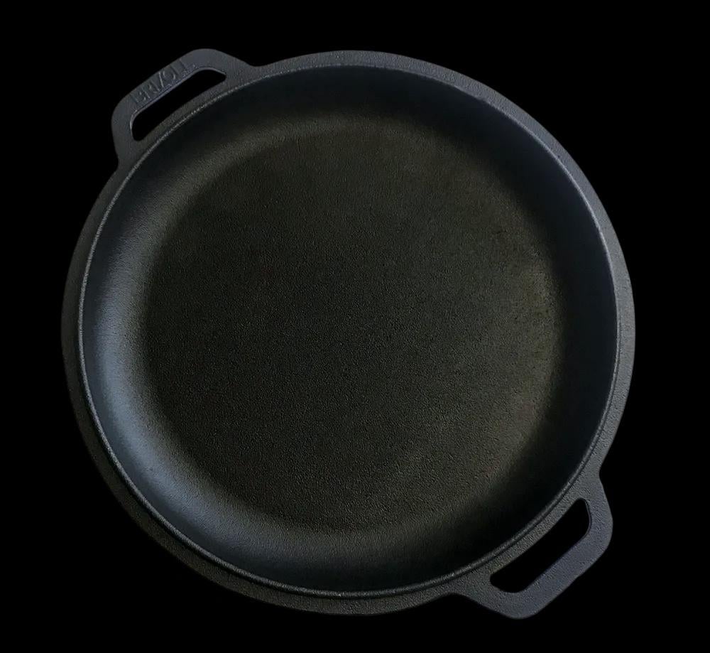 Казан чугунный туристический Brizoll с крышкой сковородой 10 л - фото 6 Казан чугунный туристический Brizoll с крышкой сковородой 10 л - фото 6