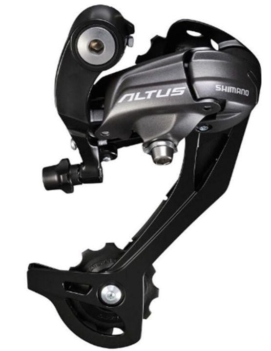 Переключатель задний Shimano RD-M370-SGS ALTUS 8/9 скоростей без упаковки Черный (176747)