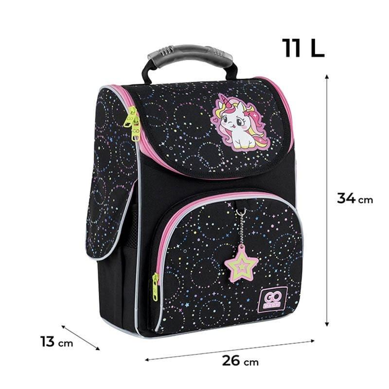 Школьный каркасный рюкзак GoPack Education 5001S-4 Magical Unicorn 11 л (GO25-5001S-4) - фото 3