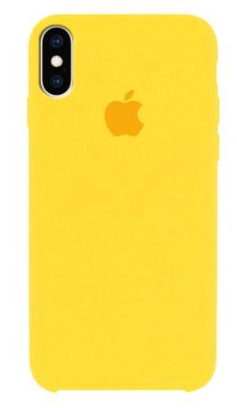 Силікон Silicone Case IPHONE XS MAX YELLOW