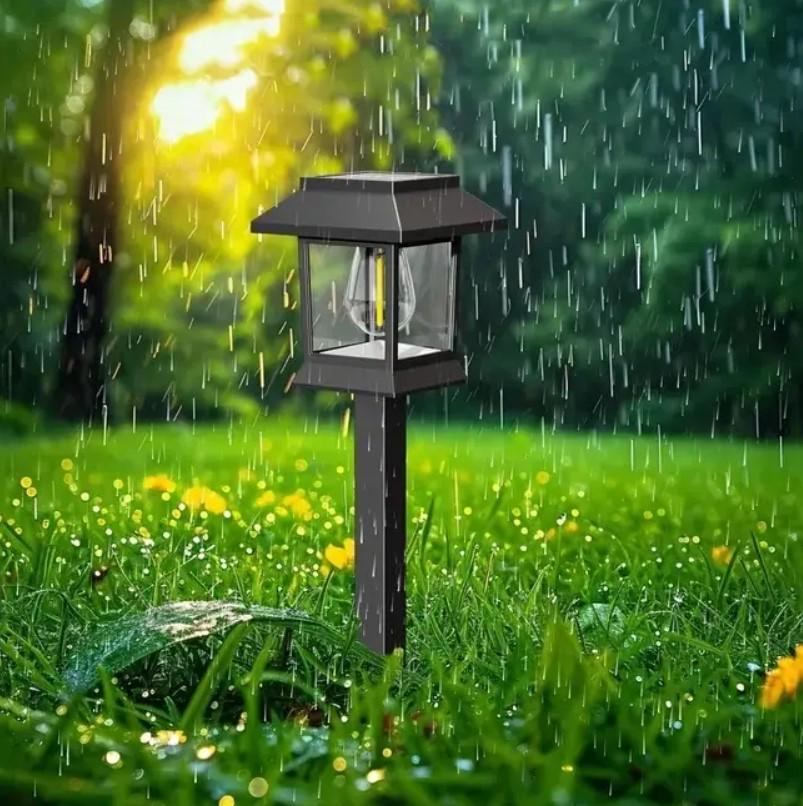 Набор фонарей на солнечной батарее Дом садовый 2 шт. 37 см Теплый белый (MX-00009018) - фото 3 Набор фонарей на солнечной батарее Дом садовый 2 шт. 37 см Теплый белый (MX-00009018) - фото 3