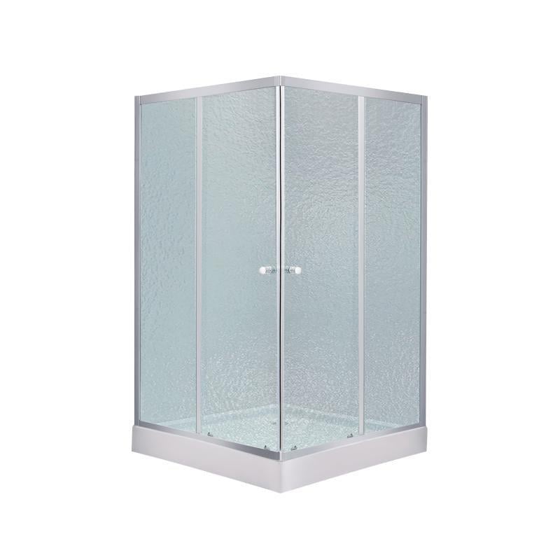 Душова кабіна Lidz Wawel SC90x90.SAT.LOW.FR квадратна без піддону із душовим піддоном Mazur квадратний акриловий ST90x90x16 см (25087475)