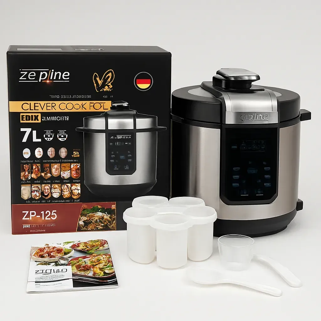 Мультиварка-скороварка ZepLine ZP-125 3в1 7 л 3000 Вт сенсорный экран (ML-04791)