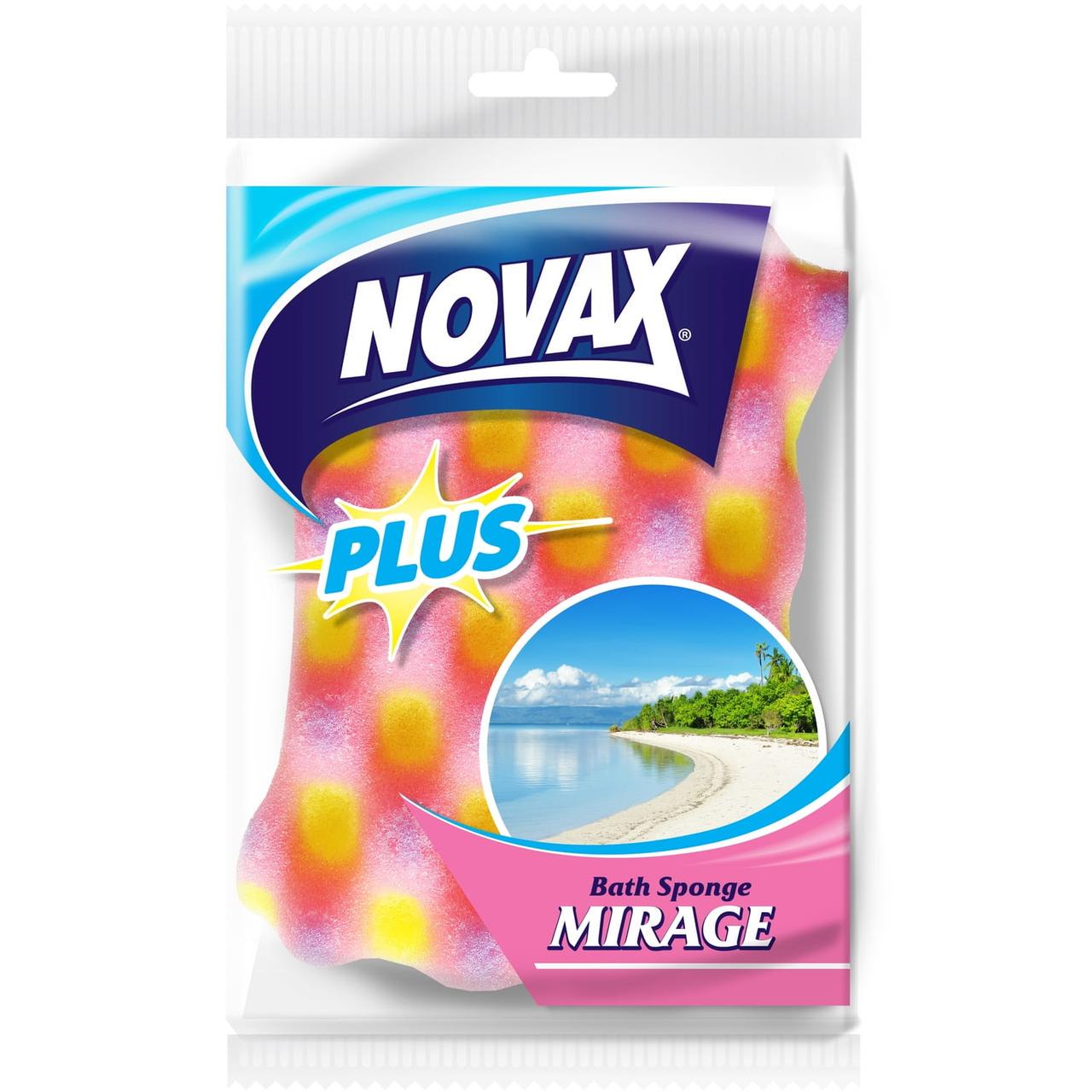 Губка банна Novax Plus Mirage 1 шт. (4823058320526)