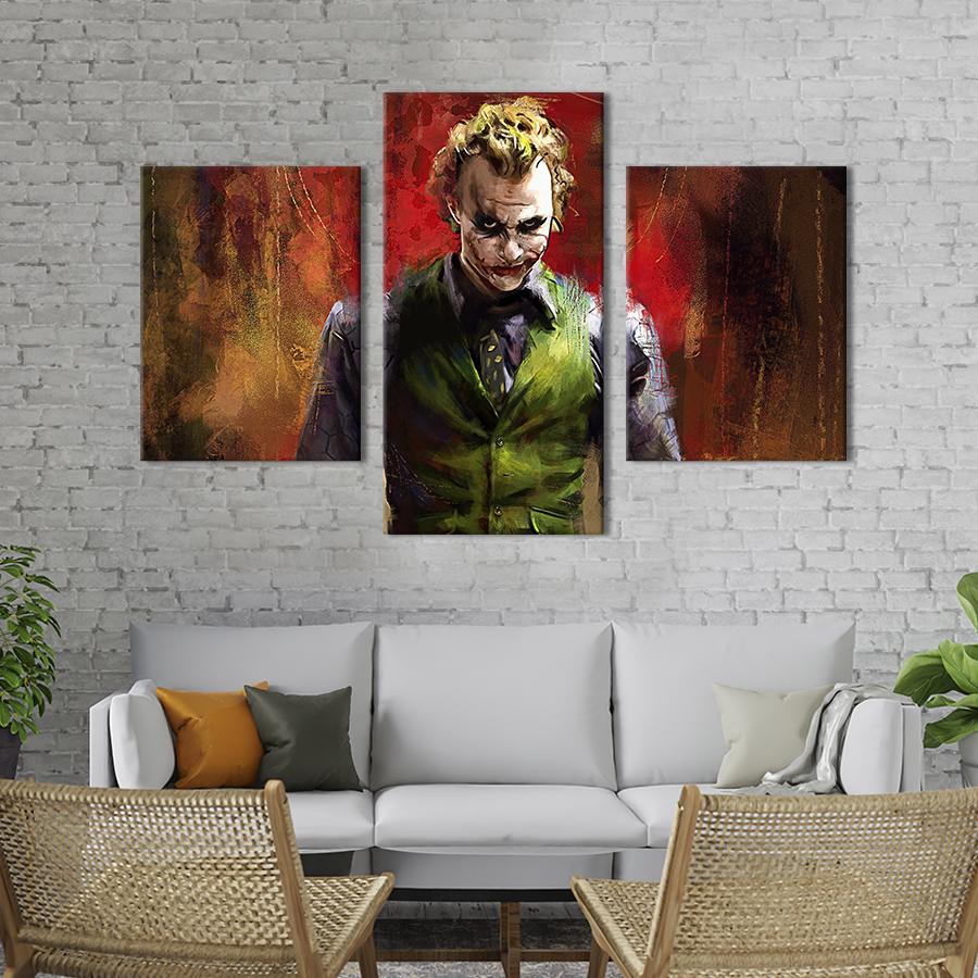 Картина для интерьера Культовый злодей Джокер 96x60 см (719-32)