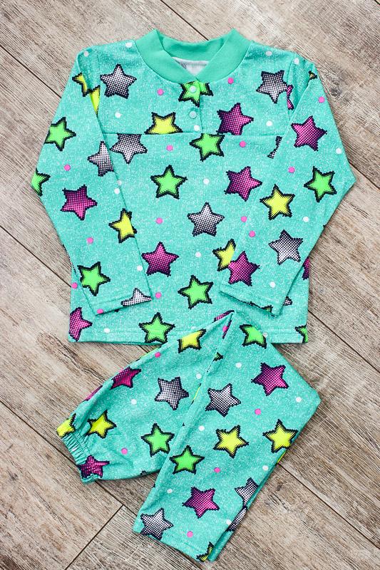 Пижама для девочки Носи свое Звезды 122 см Ментоловый (6077-024-5-v18)