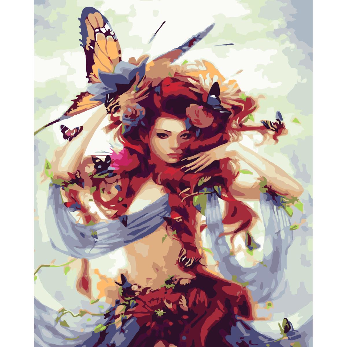 Картина по номерам Strateg Премиум Состояние души с лаком 30х40 см (SS-6517)