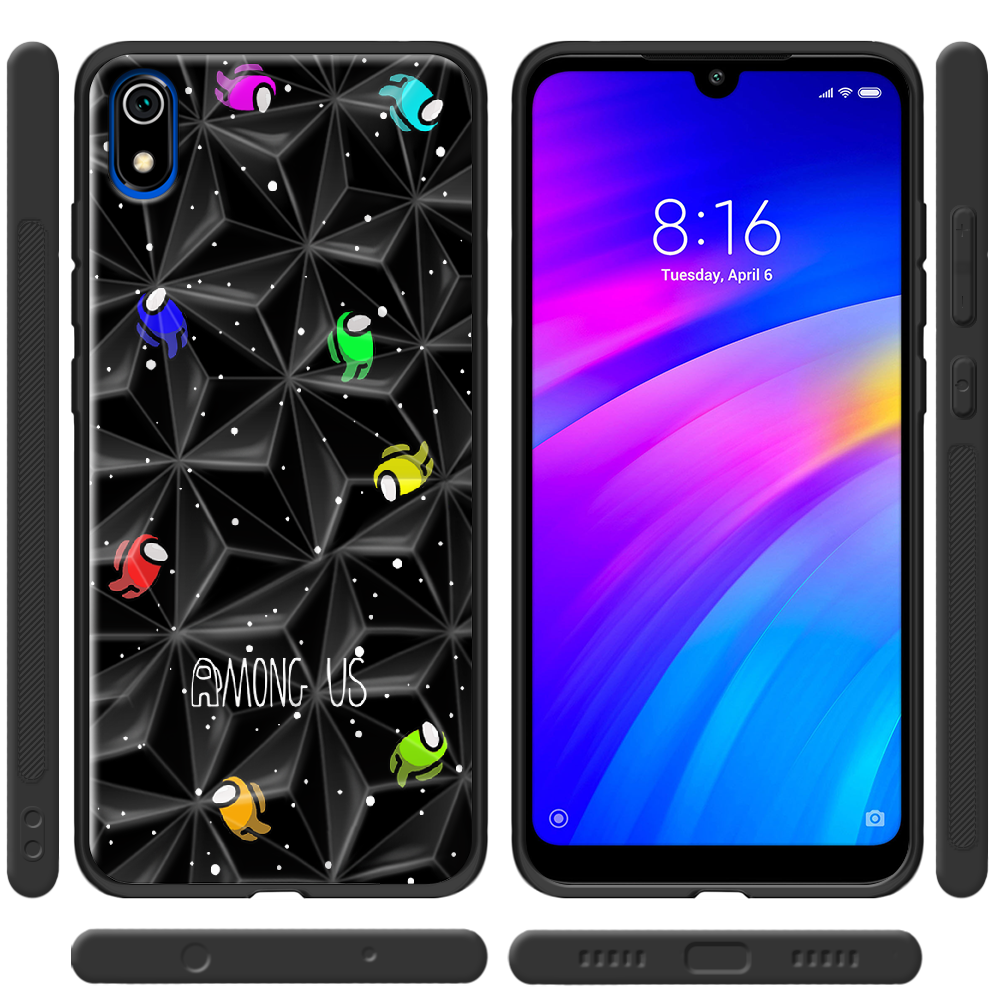 Чехол Boxface Xiaomi Redmi 7A Among Us Invisible Черный силикон с призмой (37400-bk76-37869) - фото 2 Чехол Boxface Xiaomi Redmi 7A Among Us Invisible Черный силикон с призмой (37400-bk76-37869) - фото 2