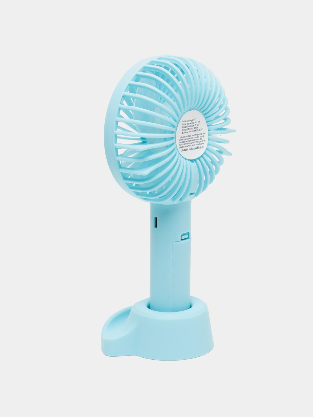 Вентилятор-міні ручний на акумуляторі X-9 800 мАг USB 3 швидкості знімна підставка Блакитний (38-бла-6372) - фото 1 Вентилятор-міні ручний на акумуляторі X-9 800 мАг USB 3 швидкості знімна підставка Блакитний (38-бла-6372) - фото 1