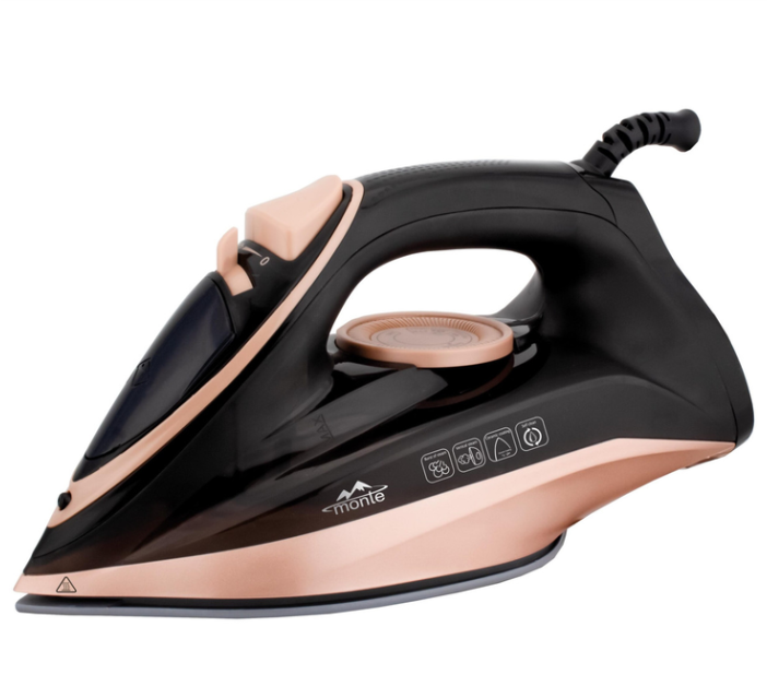 Утюг Monte MT-1520 керамическая подошва Anti-Calc Anti-Drip 2500 Вт Черный (2786086575) Утюг Monte MT-1520 керамическая подошва Anti-Calc Anti-Drip 2500 Вт Черный (2786086575)