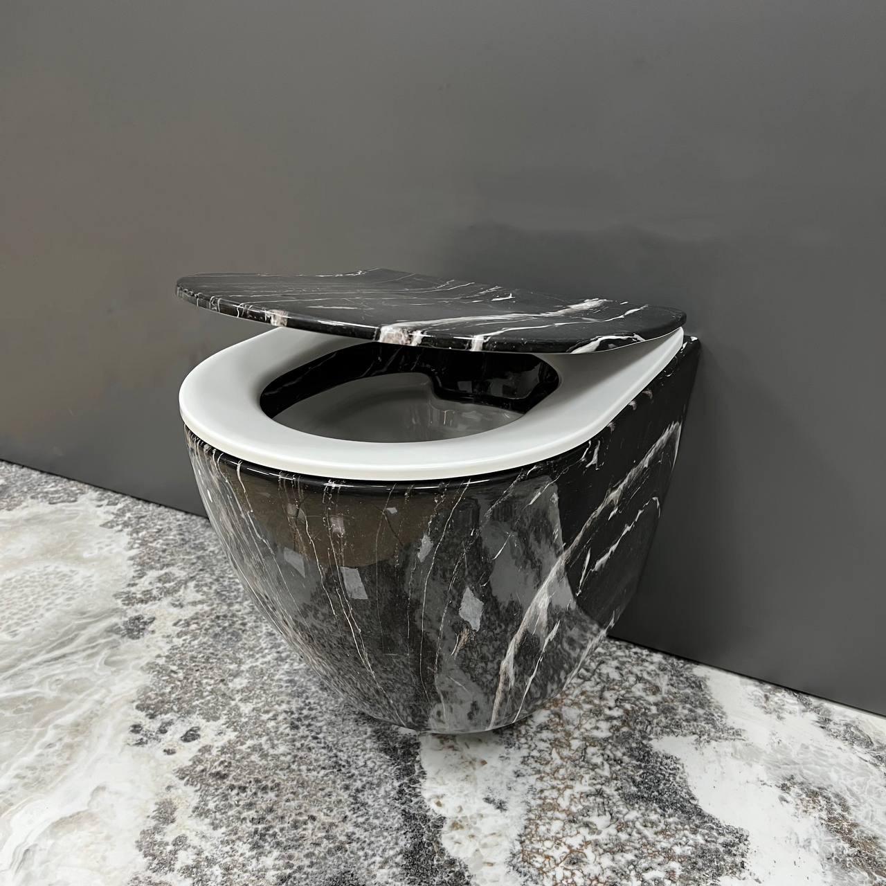 Унитаз подвесной VBI VULCANO Black Onyx (2810366775) - фото 5 Унитаз подвесной VBI VULCANO Black Onyx (2810366775) - фото 5