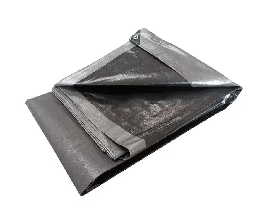 Тент MasterTool для покрытия 200 г/м2 4х6 м Серо-черный (785439) - фото 3