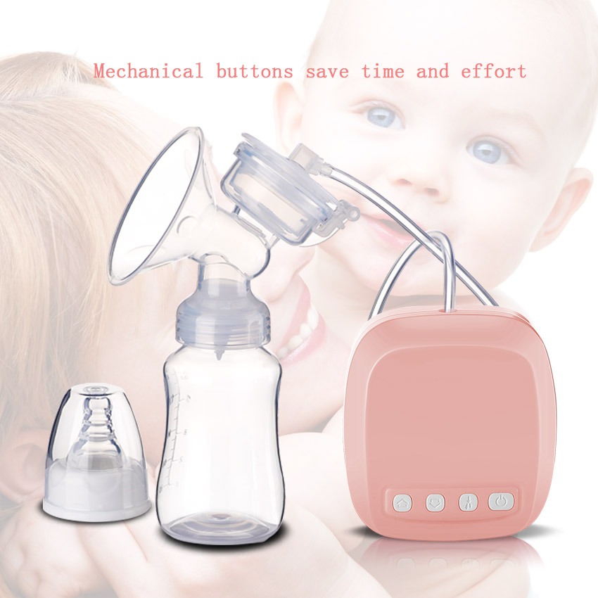 Молокоотсос электрический двухфазный Baby Milk с силиконовой соской Розовый - фото 3 Молокоотсос электрический двухфазный Baby Milk с силиконовой соской Розовый - фото 3