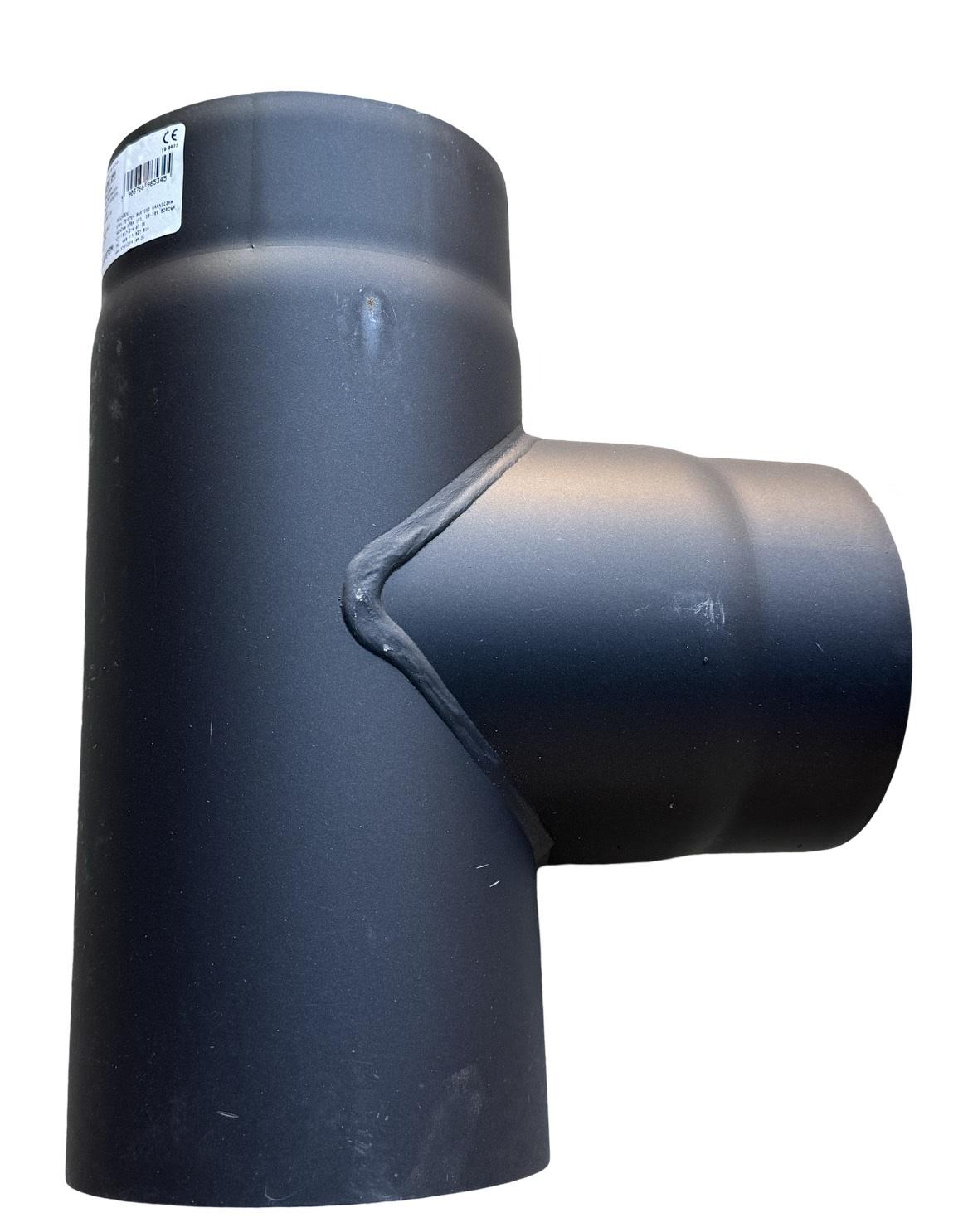 Тройник дымоходный Stahl System сталь Ø 150 мм 90° 2 мм - фото 2 Тройник дымоходный Stahl System сталь Ø 150 мм 90° 2 мм - фото 2