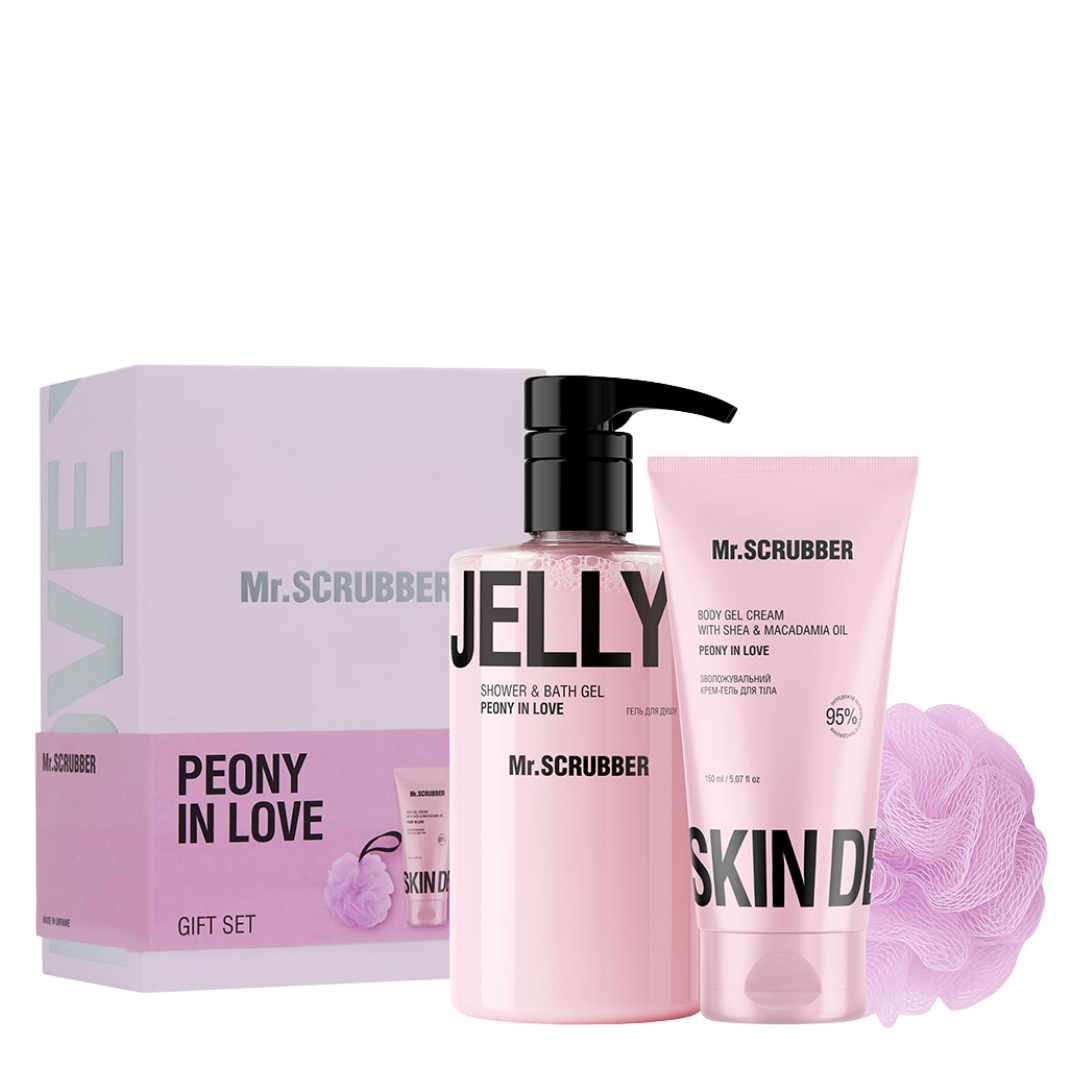Подарочный набор косметики для женщин MrScrubber Gift Set Peony in Love 3 продукта Подарочный набор косметики для женщин MrScrubber Gift Set Peony in Love 3 продукта