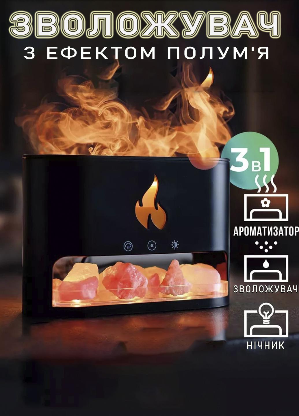 Лампа-зволожувач повітря ультразвукова Humidifier 3в1 з ефектом полум'я 250 мл Чорний (332111) - фото 4 Лампа-зволожувач повітря ультразвукова Humidifier 3в1 з ефектом полум'я 250 мл Чорний (332111) - фото 4